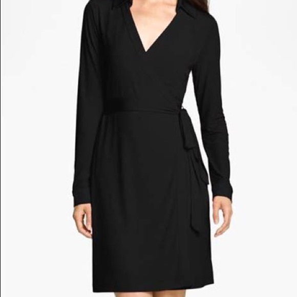 Calvin Klein Dresses & Skirts - Calvin Klein collared jersey wrap dress